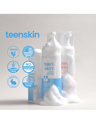 Kit de Cuidado Facial Natural Outcome para Adolescentes 3 Piezas