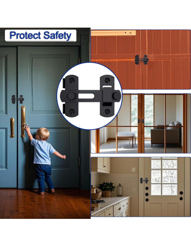 Cerradura de Puerta de Granero CRABSNAIL 4" Acero Inoxidable