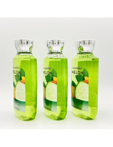 Set de 3 geles de ducha Bath & Body Works 284ml Melón Pepino