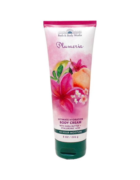 Crema Corporal Hidratante Baño y Cuerpo Trabajos Plumeria - 2 Unidades
