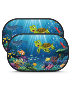 Sombrillas para Ventanas de Auto Loiyadn - 2 Piezas 50x31cm