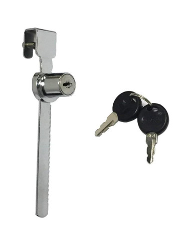 Cerradura de Trinquete WOOCH para Puerta de Vidrio Cromada - 2 Paquetes