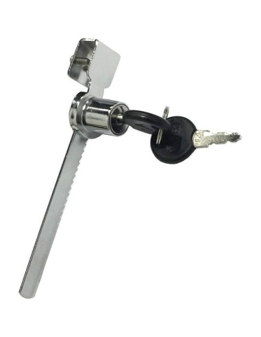 Cerradura de Trinquete WOOCH para Puerta de Vidrio Cromada - 2 Paquetes