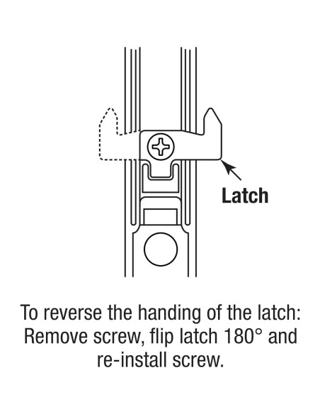Conjunto de Manijas para Puertas Corredizas Prime-Line C1129 Blanco