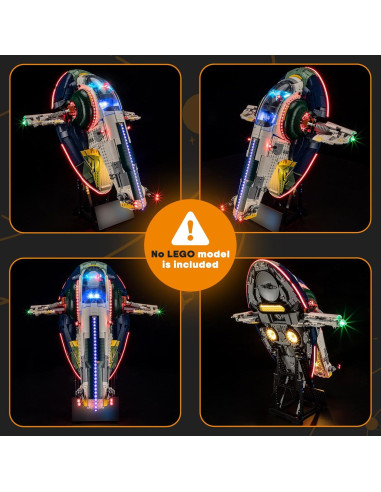 Kit de Iluminación LED Lightailing para Lego 75409 Nave Firespray