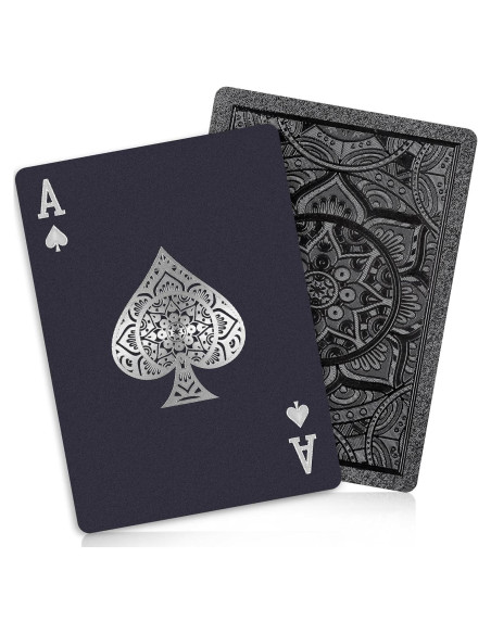 Baraja de Cartas de Póker Impermeables Wkchxd - 52 Cartas