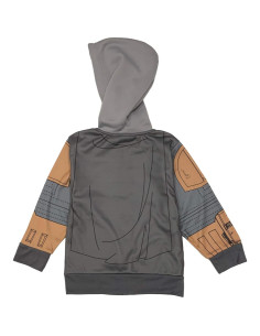 Sudadera con Capucha Sublimada Star Wars Mandaloriano Niños 6-7 2