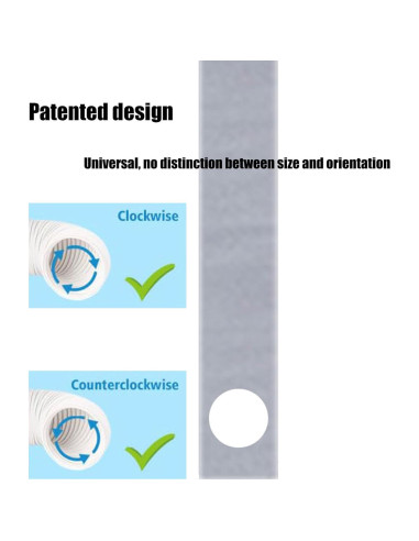 Kit de Ventilación para Aire Acondicionado Portátil tBesme - Sello Universal para Puertas Deslizantes 198-249 cm