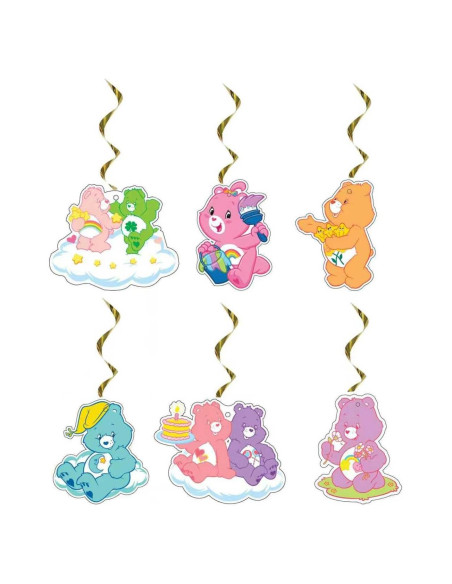 12 Decoraciones Espirales Colgantes Osito Cariñoso The Me