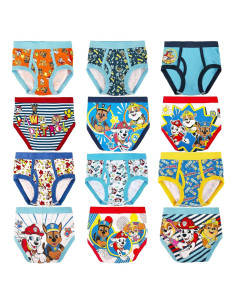 Calzoncillos 100% Algodón Paw Patrol 12 Piezas Talla 4T