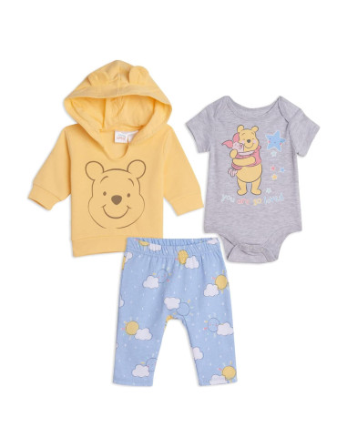 Conjunto 3 Piezas Bebé Disney Winnie the Pooh 0-24 Meses