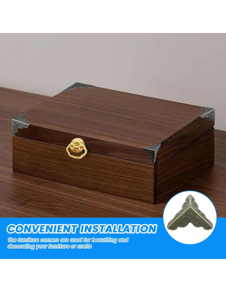 Protector de Esquinas de Muebles SDTC Tech 12 Piezas Bronce