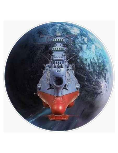 Imán Magnético de Vinilo 12.7 cm Space Battleship Yamato