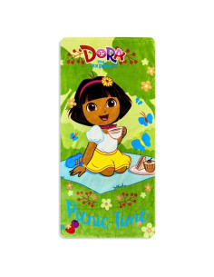 Toalla con Capucha de Terciopelo 100% Algodón Dora la Exploradora