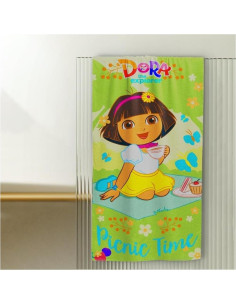 Toalla con Capucha de Terciopelo 100% Algodón Dora la Exploradora 2