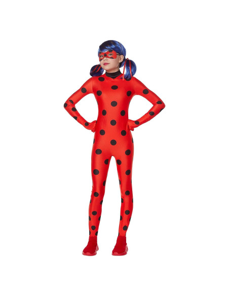 Disfraz de niña Miraculous Ladybug InSpirit Designs con peluca