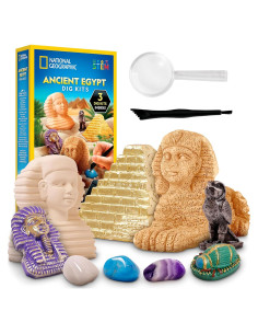 Kit de Excavación Antiguo Egipto National Geographic - Gemas y Artefactos