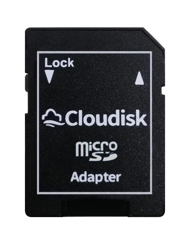 Paquete de 2 Tarjetas Micro SD 4GB Cloudisk C6 con Adaptador