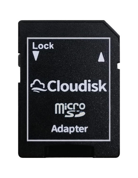 Paquete de 2 Tarjetas Micro SD 4GB Cloudisk C6 con Adaptador