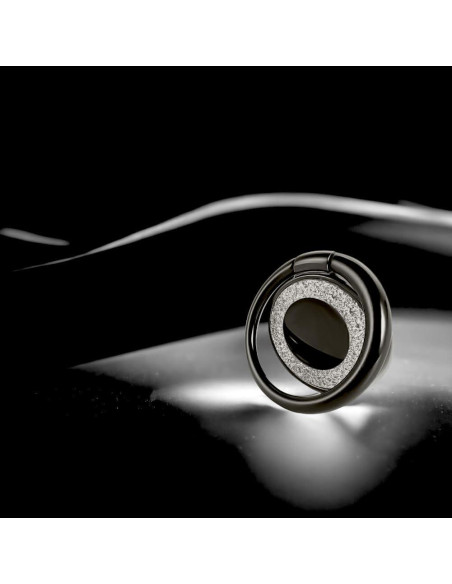 Soporte para anillo de teléfono móvil LLK Negro 360 Ajustable