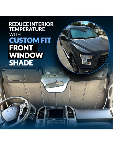 Protector Solar Parabrisas Tuningpros CFS-324-S para Toyota Highlander 2014-2019