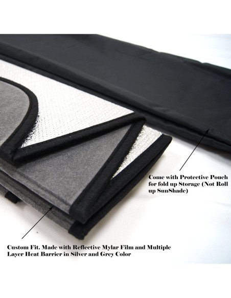 Protector Solar Parabrisas Tuningpros CFS-324-S para Toyota Highlander 2014-2019