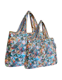 Bolsa de Compras Plegable Allydrew Juego de 2 Nylon Ecológicas