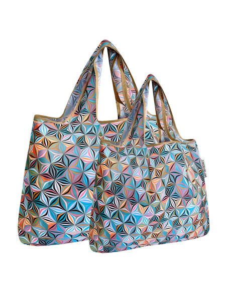 Bolsa de Compras Plegable Allydrew Juego de 2 Nylon Ecológicas