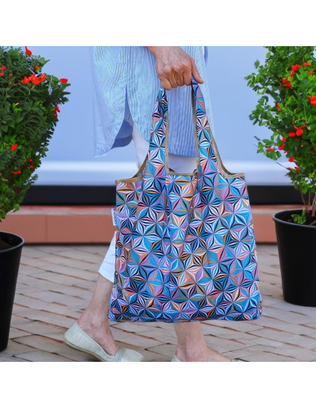 Bolsa de Compras Plegable Allydrew Juego de 2 Nylon Ecológicas