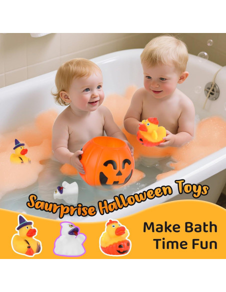 Set de 12 Bombas de Baño Halloween Y-FABKKI con Patitos