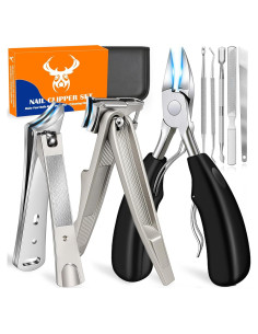 Juego de Cortauñas 8 en 1 MPKDZNE para Uñas Gruesas