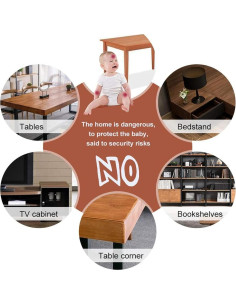 Protector de Esquinas DYKESON - Seguridad para Bebés, 12 Piezas 2