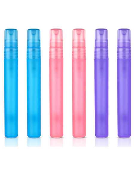 Botellas de Spray Portátiles Amaxiu 10ml Recargables 6Pcs