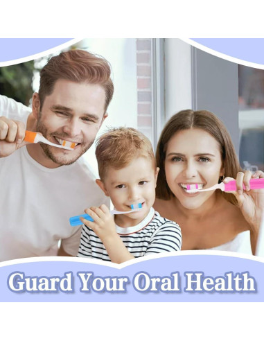 Juego de 3 Cepillos de Dientes de Viaje Ysuwekslu Mini Suaves