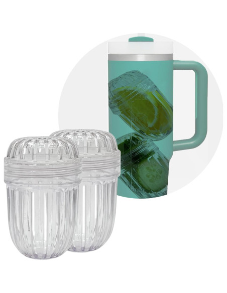 Set de 3 Infusores de Té JICHENGCRAFT de Tritan para Frutas