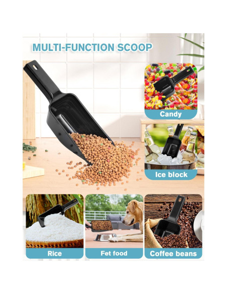 Cucharón Medidor de Comida para Perros Aosnare 2 Tazas - Paquete de 2