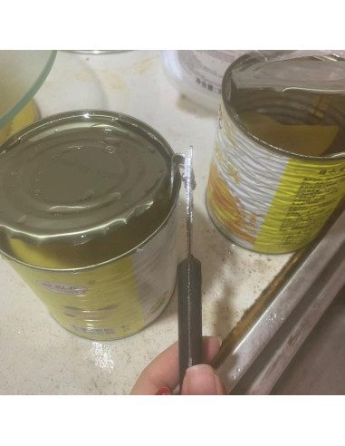 Abre latas manual HLCM 4 en 1 - 2 unidades, color negro