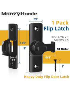 Cierre de Puerta Plegable MaozyHomie Negro 90-180 Grados 2