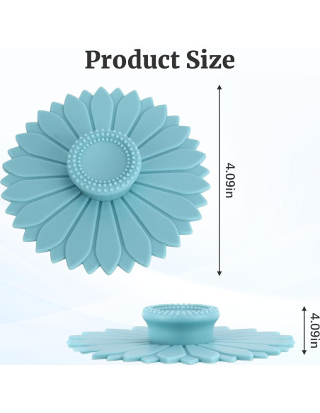 6 Tapas de Silicona Multicolores para Tazas y Vasos LIN-YL