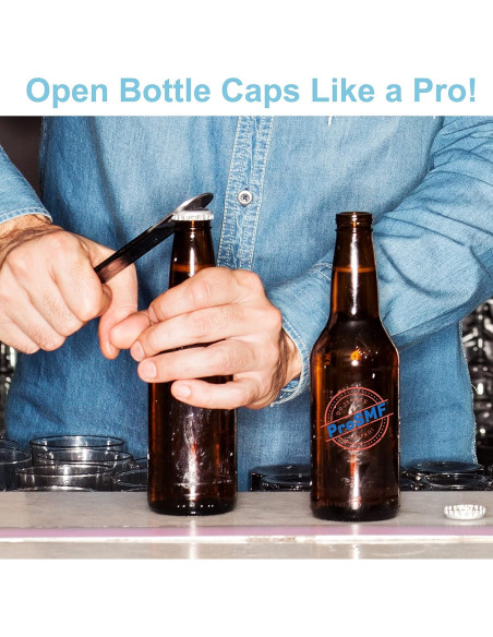 Abrebotellas Plano ProSMF - Acero Inoxidable - Paquete de 3 - 17.78 cm