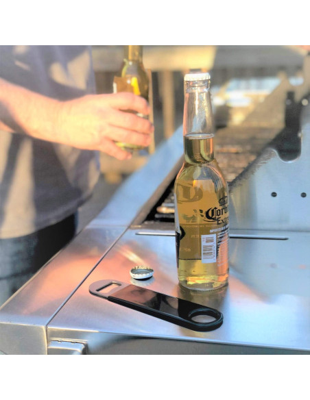 Abrebotellas Plano ProSMF - Acero Inoxidable - Paquete de 3 - 17.78 cm