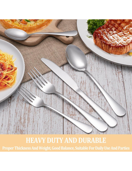 Juego de Cubiertos de 20 Piezas Acero Inoxidable MUTNITT