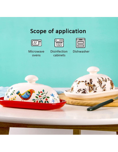 Tazón de Mantequilla de Porcelana Lifenanny 20 cm Amarillo