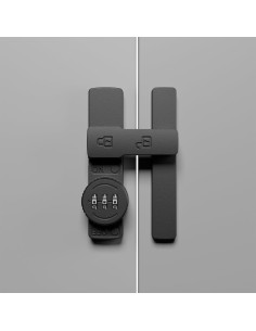 Pestillo Invertido ETEKJOY con Combinación 180 Grados Negro 2