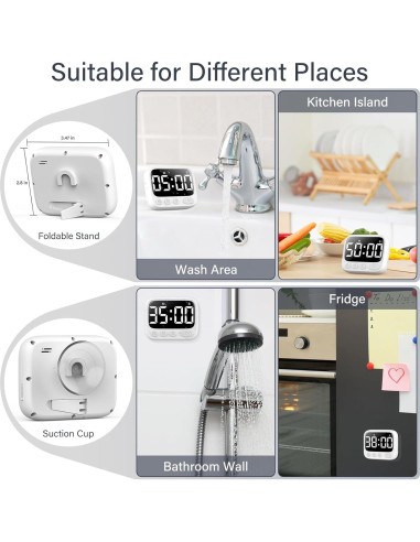 Temporizador de Ducha Impermeable HAUKINIX Digital 108g