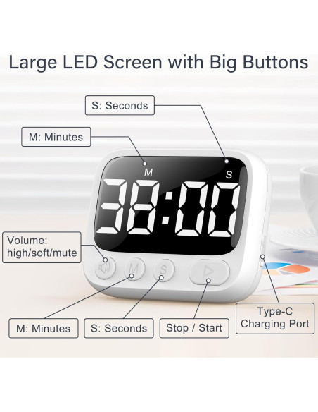 Temporizador de Ducha Impermeable HAUKINIX Digital 108g