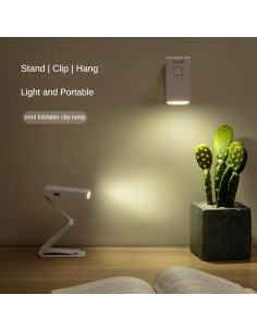 Luz de Libro Mini Plegable TRIPRO Recargable 3 Temperaturas 2