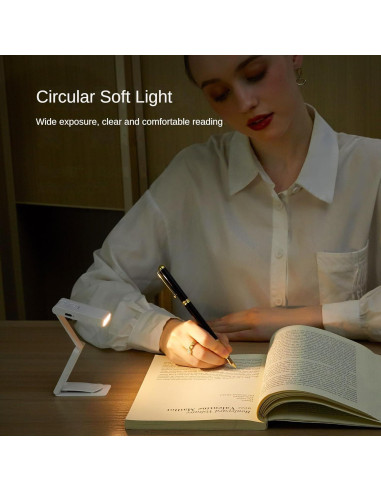 Luz de Libro Mini Plegable TRIPRO Recargable 3 Temperaturas