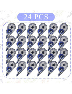 Cinta Correctora Chivao 24 Piezas 5 mm x 12 m Azul 2