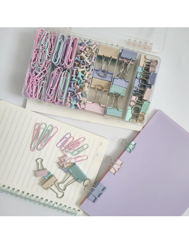Conjunto de Clips de Oficina MrTongShuHan 282 Piezas Multicolor
